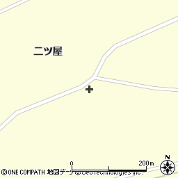 宮城県登米市豊里町東二ツ屋154周辺の地図