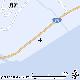宮城県石巻市北上町十三浜月浜15周辺の地図