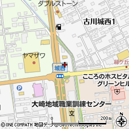 ジョイフル古川店周辺の地図