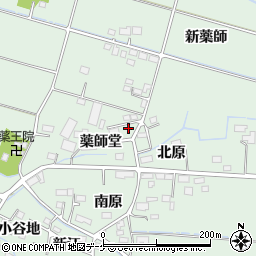 宮城県大崎市古川鶴ケ埣薬師堂41周辺の地図