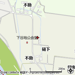 宮城県大崎市古川下谷地不動34周辺の地図