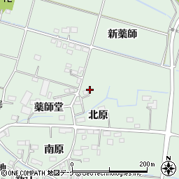 宮城県大崎市古川鶴ケ埣薬師堂49周辺の地図