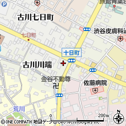 ローソン大崎古川十日町店周辺の地図