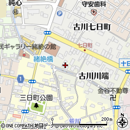 大崎市役所　古川リサイクルデザイン展示館周辺の地図