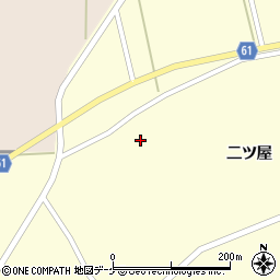 宮城県登米市豊里町二ツ屋109-2周辺の地図