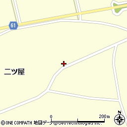 宮城県登米市豊里町二ツ屋237-4周辺の地図