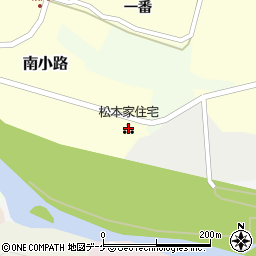 松本家住宅周辺の地図