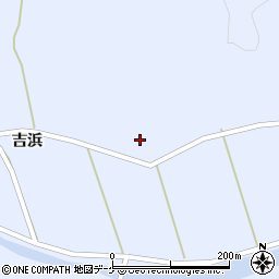 宮城県石巻市北上町十三浜吉浜370周辺の地図