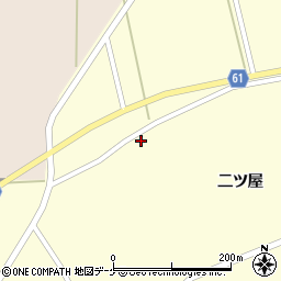 宮城県登米市豊里町二ツ屋107周辺の地図