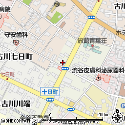 株式会社白松がモナカ本舗古川店周辺の地図