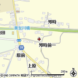 宮城県遠田郡美里町中埣夘時前一周辺の地図