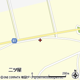 宮城県登米市豊里町二ツ屋360-40周辺の地図