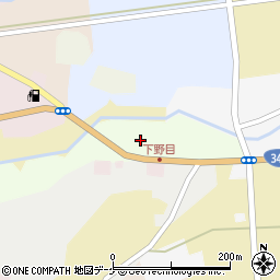 宮城県加美郡加美町下野目久保田北周辺の地図