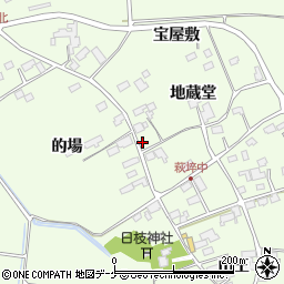 宮城県遠田郡美里町荻埣地蔵堂13周辺の地図