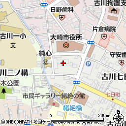 大崎市役所　総務部秘書広報課周辺の地図