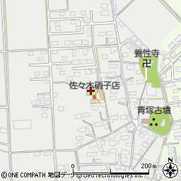 佐々木硝子店周辺の地図