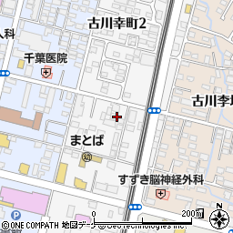 宮城県大崎市古川幸町周辺の地図