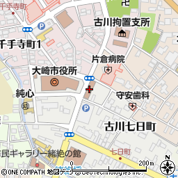 大崎市役所　検査課周辺の地図