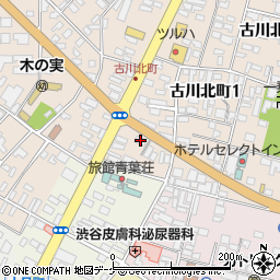 かつや宮城古川店周辺の地図