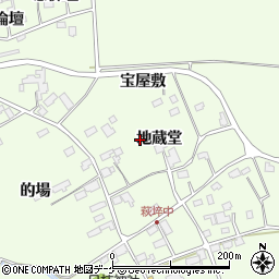 宮城県遠田郡美里町荻埣周辺の地図