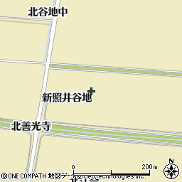 宮城県大崎市田尻大沢（新照井谷地）周辺の地図