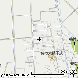 宮城県大崎市古川塚目屋敷190-17周辺の地図