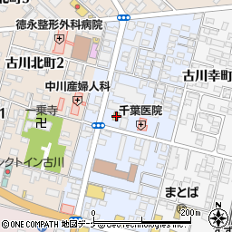 ミニストップ古川駅前大通店周辺の地図