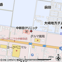 宮城県加美郡加美町大門23-1周辺の地図