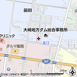 宮城県加美郡加美町城生前田19周辺の地図