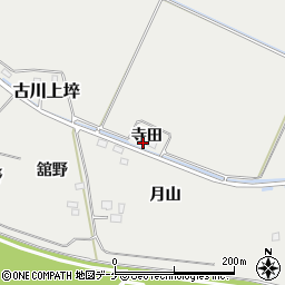 宮城県大崎市古川上埣寺田周辺の地図