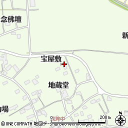 宮城県遠田郡美里町荻埣地蔵堂4周辺の地図