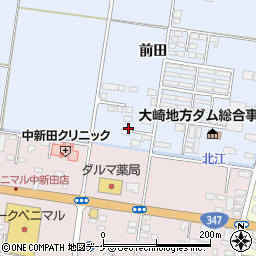 宮城県加美郡加美町城生前田13周辺の地図