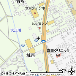宮城県大崎市古川青塚35-1周辺の地図