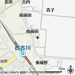 宮城県大崎市古川保柳外道周辺の地図