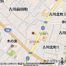 ドコモショップ古川中央店周辺の地図