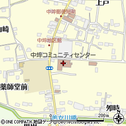 中埣コミュニティセンター周辺の地図