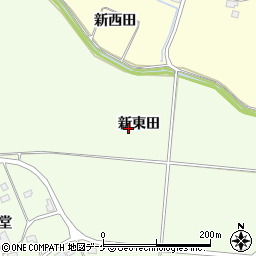 宮城県遠田郡美里町荻埣新東田周辺の地図