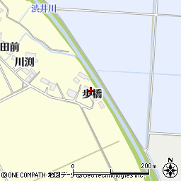 宮城県大崎市古川渋井（歩橋）周辺の地図