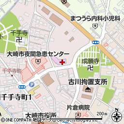 「道の駅」おおさき公衆トイレ周辺の地図