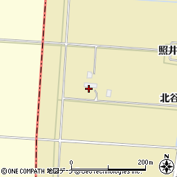 宮城県大崎市田尻大沢（北谷地中一）周辺の地図