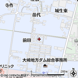 宮城県加美郡加美町城生前田96-2周辺の地図