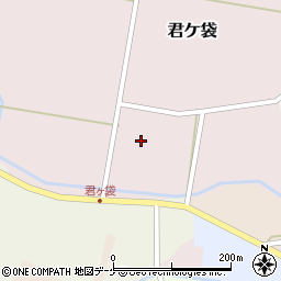 宮城県加美郡加美町君ケ袋道端210-2周辺の地図