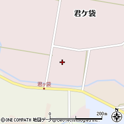 宮城県加美郡加美町君ケ袋道端210周辺の地図