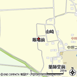 宮城県遠田郡美里町中埣堰場前周辺の地図