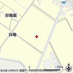 宮城県大崎市古川渋井谷地周辺の地図