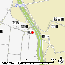 宮城県大崎市古川耳取東田周辺の地図