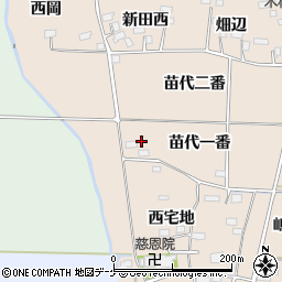 宮城県加美郡加美町上狼塚苗代一番2周辺の地図