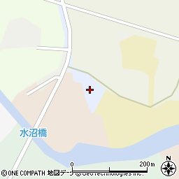 宮城県加美町（加美郡）上野目水沼東周辺の地図