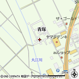 宮城県大崎市古川青塚20周辺の地図