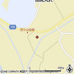 宮城県大崎市田尻大沢八幡下周辺の地図